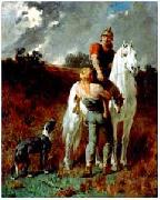 Evariste Vital Luminais Gaulois revenant de la chasse oil painting artist